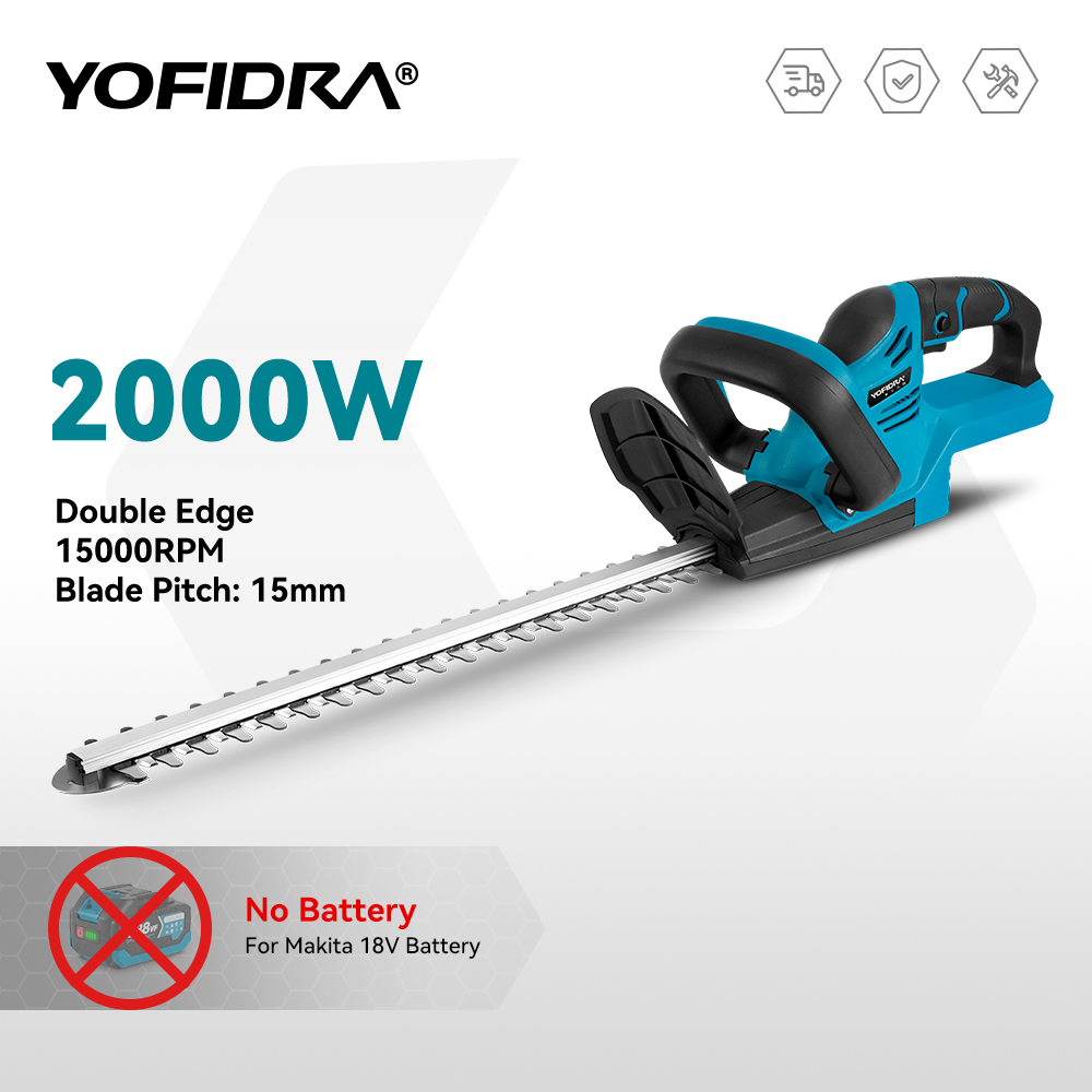 Pruning Shears - YOFIDRA 2000W 15000RPM 전기 울타리 트리머