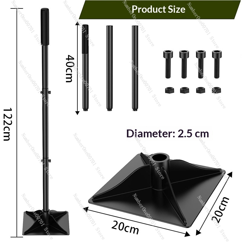 Gardening Tools Uses - 분리형 강철 정원 다짐기, 평면 토양