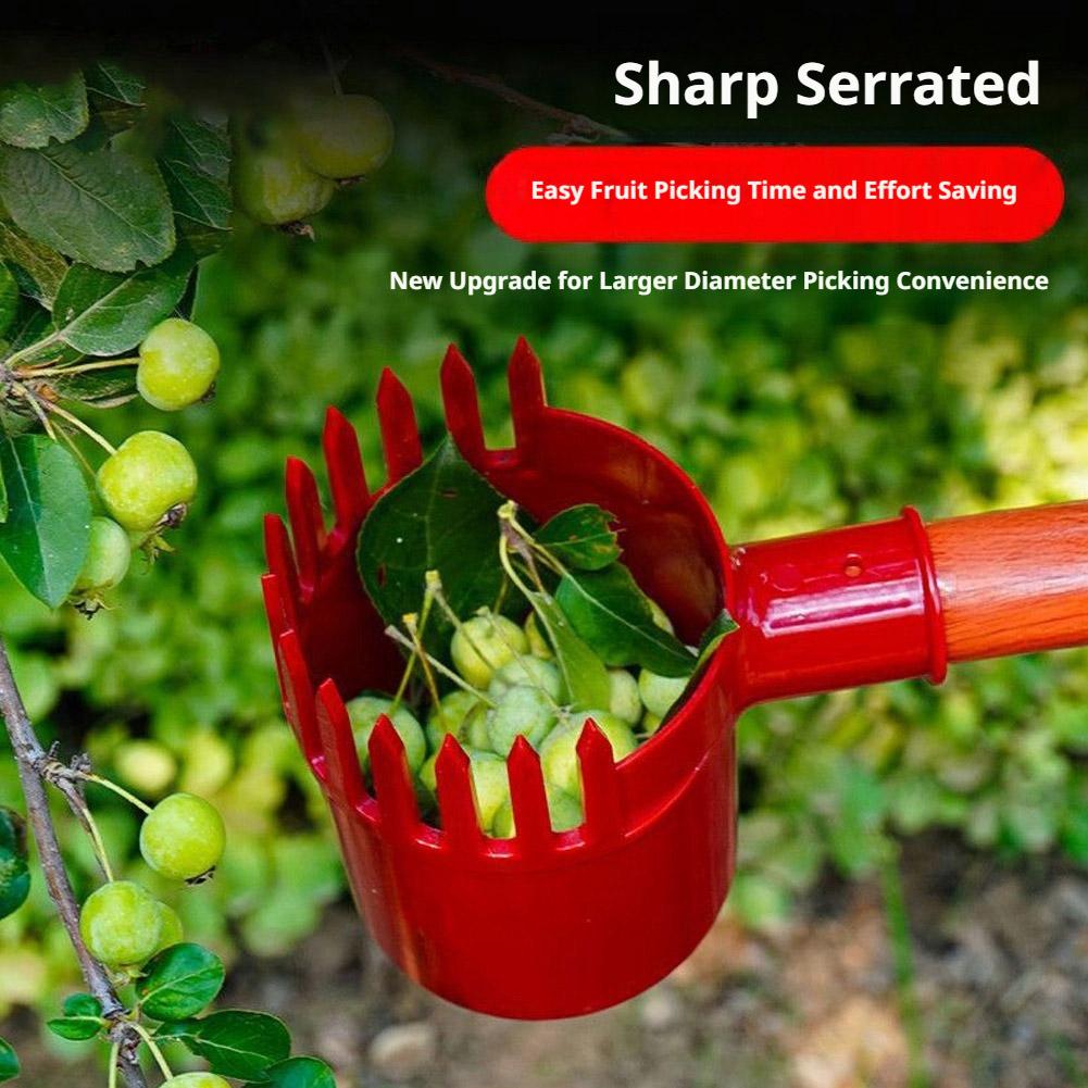 Gardening Tools Rack - 휴대용 과일 수확기 바구니형 헤드 높은