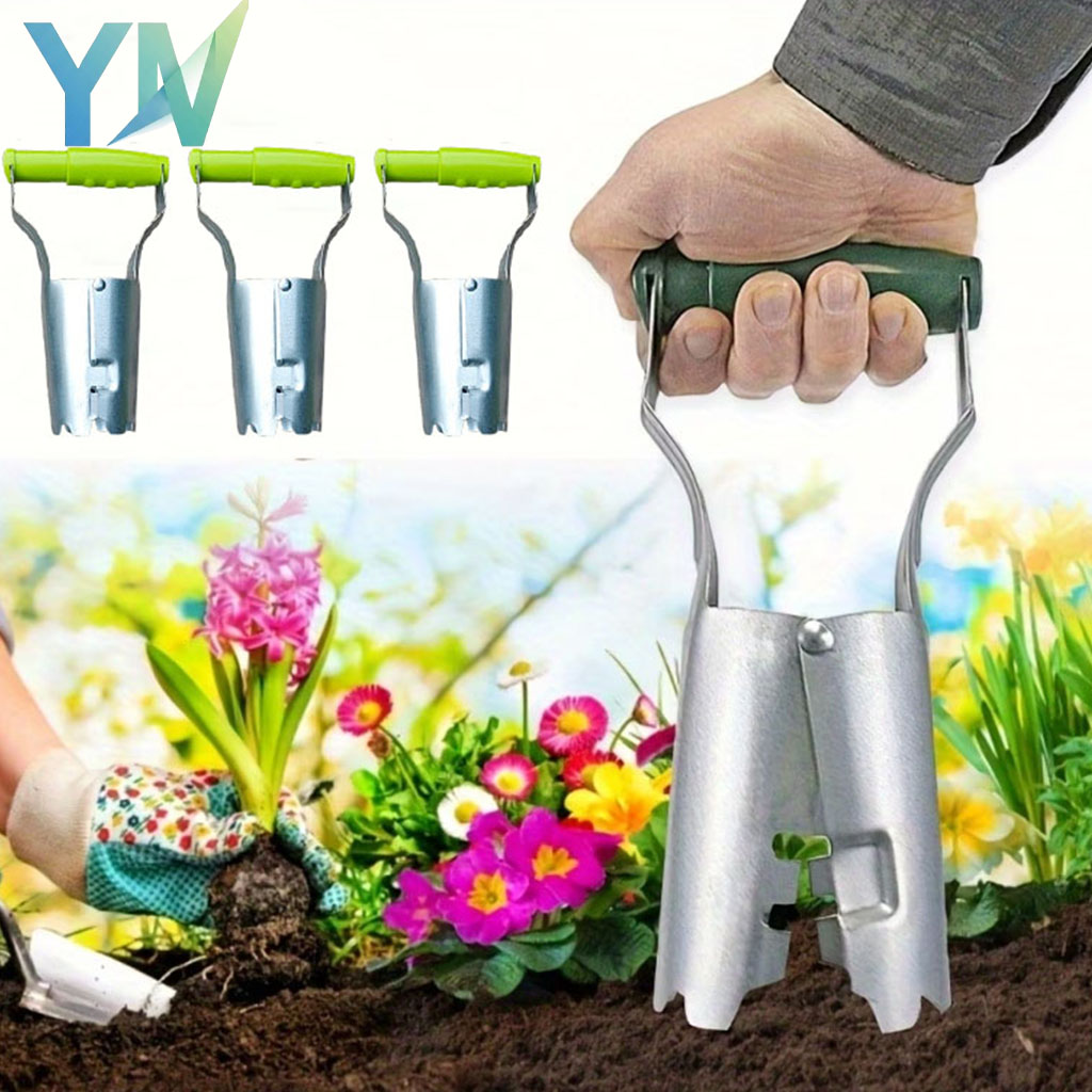 Gardening Tools Vegetables - 1-5개입 손잡이형 묘목 이식기, 구멍 뚫기,