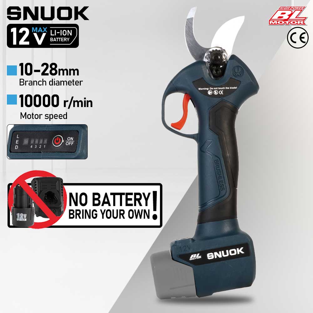 Gardening Tools Scissors - SNUOK 12V 브러시리스 전기 가지치기 가위