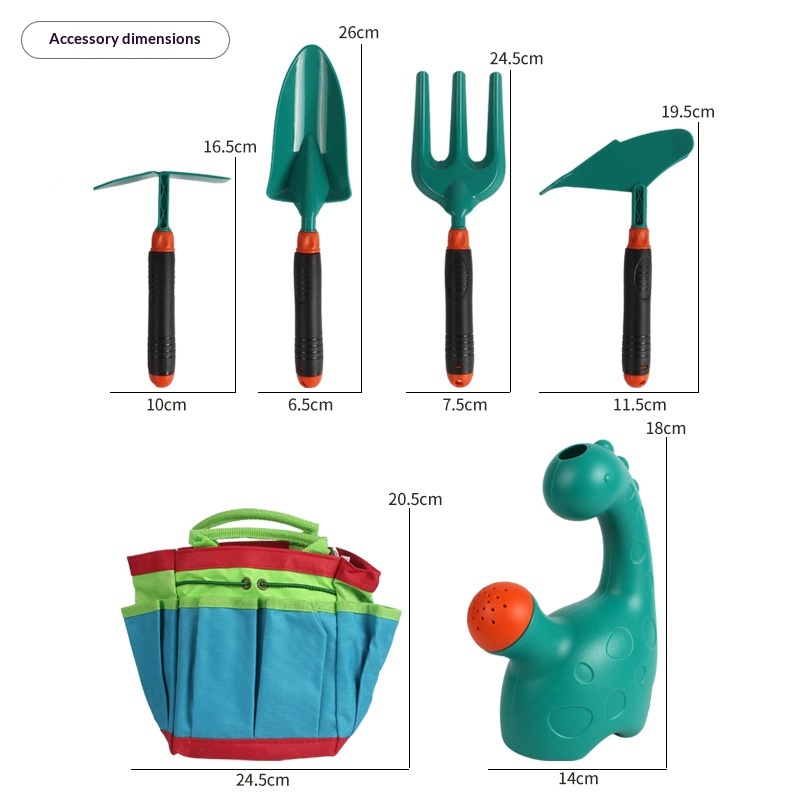 재미있는 어린이 정원 도구 세트, 물뿌리개, 도구 가방 - Gardening Tools Girly 리뷰 및 가격