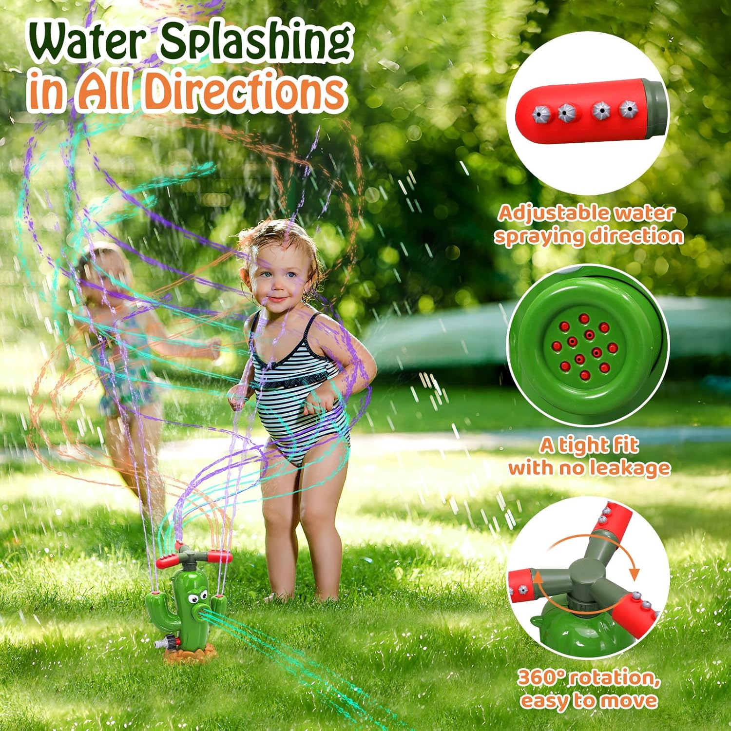 물 스프레이 장난감 선인장 스프링클러 야외 뒷마당 정원 - Gardening Tools Kids 리뷰 및 가격