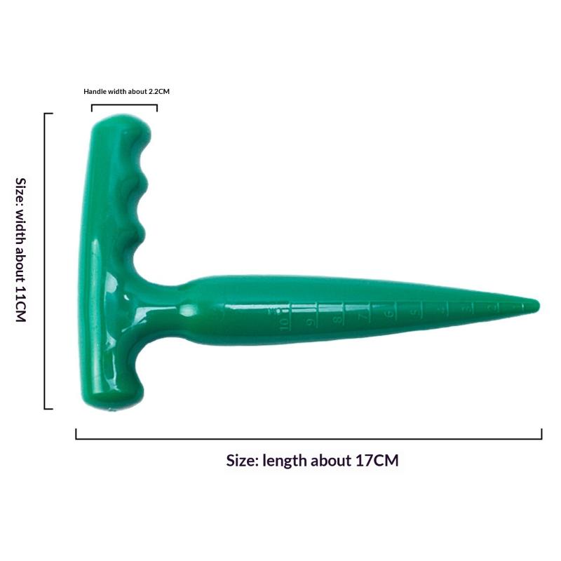 핫세일 1개 휴대용 투명 스케일 정원 홀 펀처 경량 파 - Gardening Tools Sale 리뷰 및 가격