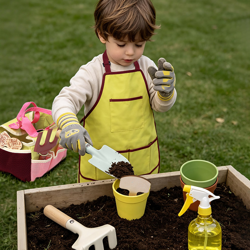 어린이 정원 도구 세트 놀이용 야외 삽 갈퀴 삽 물뿌리 - Gardening Tools Uses 리뷰 및 가격