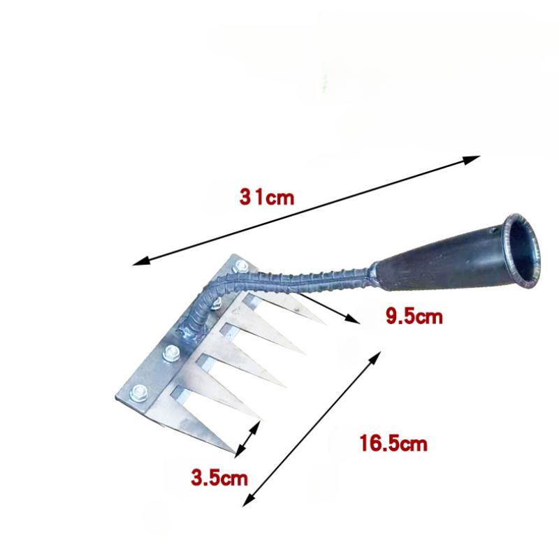 스틸 가든 제초용 갈퀴 다용도 농업용 짚괭이 5/6날  - Gardening Tools Uses 리뷰 및 가격