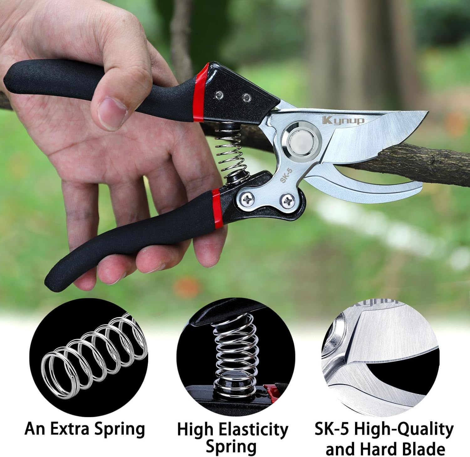 SK-5 강철 날이 있는 정원용 전정가위, 장미와 관목 - Pruning Shears 리뷰 및 가격