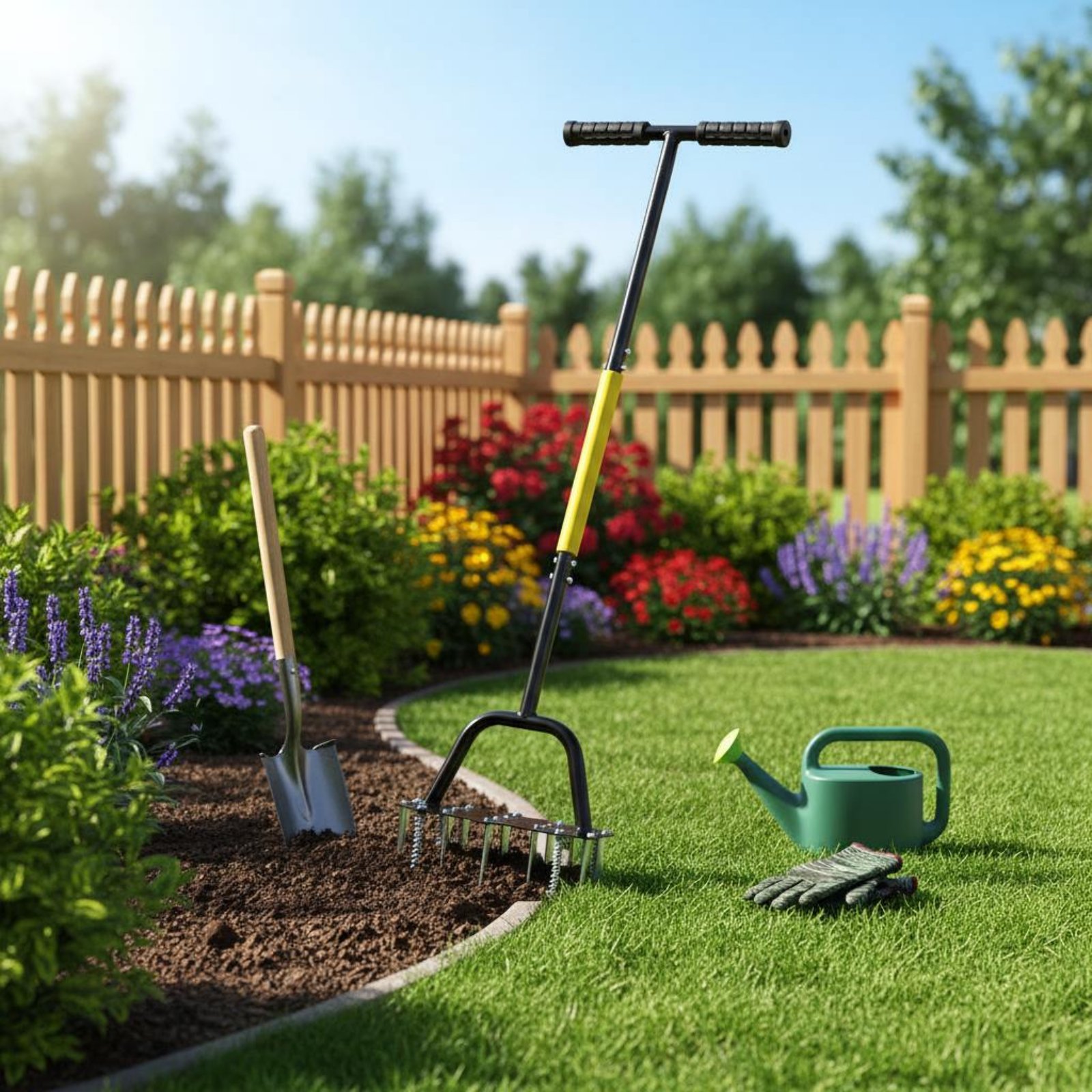 반달형 잔디깎이, 분리형 디자인, 수동 잔디깎이, 톱니 - Gardening Tools Uses 리뷰 및 가격