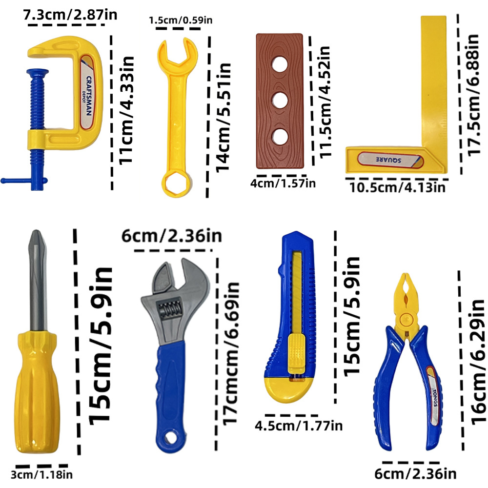 플라스틱 시뮬레이션 유지 보수 도구 건설 장난감 세트  - Gardening Tools Girly 리뷰 및 가격