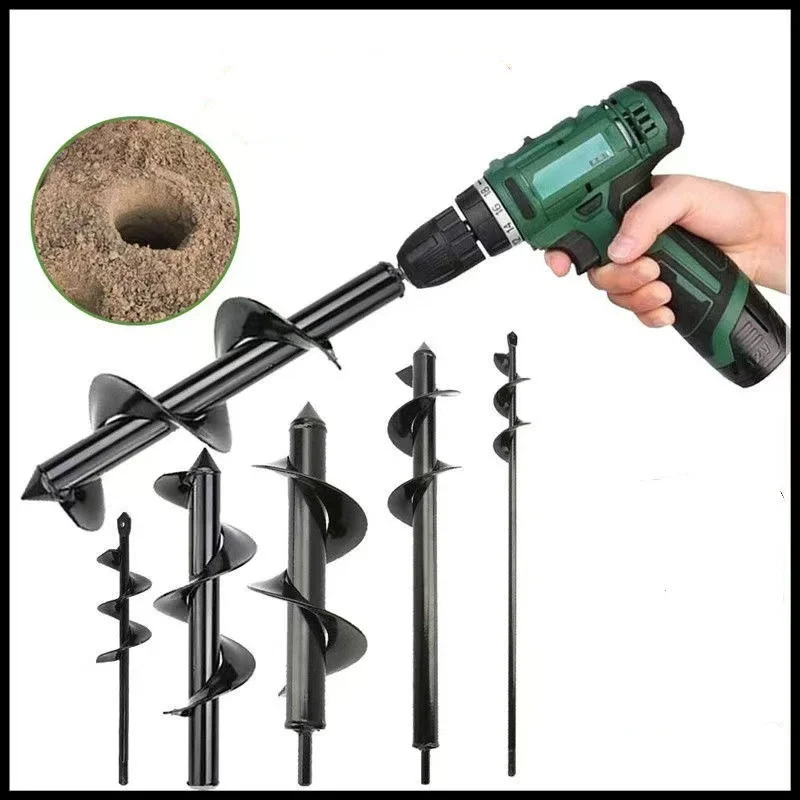 어스 오거 나선형 드릴 비트, 파종기 드릴, 오거 마당 - Gardening Tools Sale 리뷰 및 가격