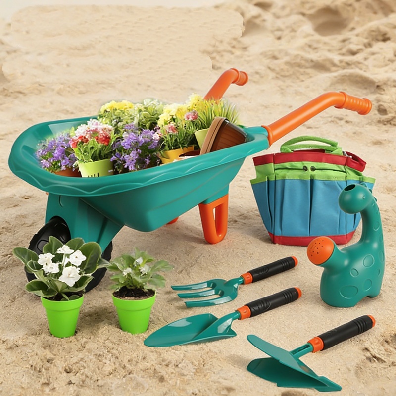 어린이 모래놀이 세트 도구, 모래상자 장난감, 카트 정 - Gardening Tools Girly 리뷰 및 가격