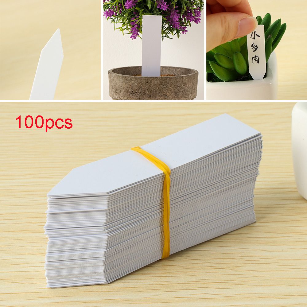 100Pcs 재사용 가능한 분류 마커 방수 씨앗 식물  - Garden Label Marker 리뷰 및 가격