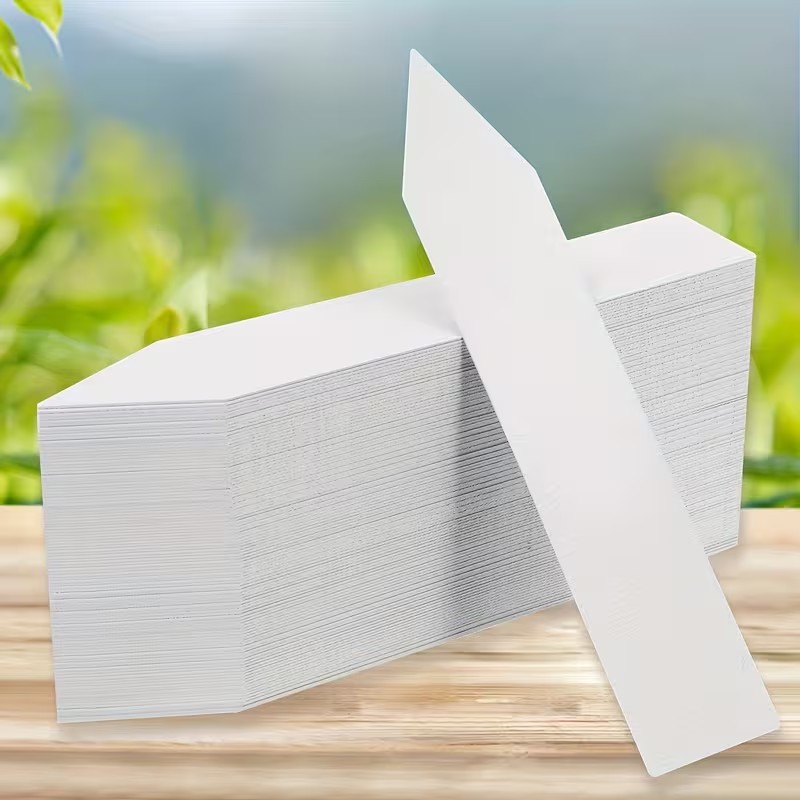 100개 흰색 방수 식물 라벨 – 10x2cm, 내구성 - Garden Label Marker 리뷰 및 가격