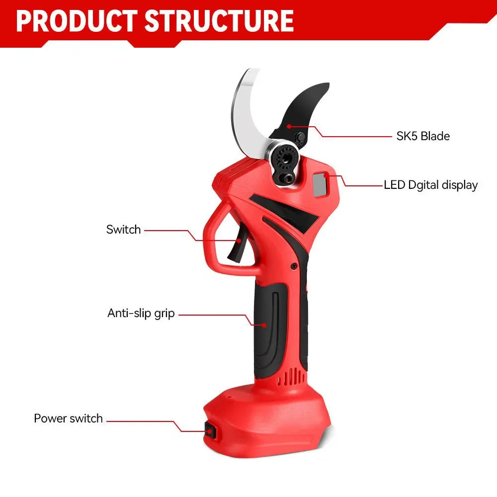 55mm 브러시리스 전기 가위 무선 가지 치기 전단 나 - Gardening Tools Scissors 리뷰 및 가격