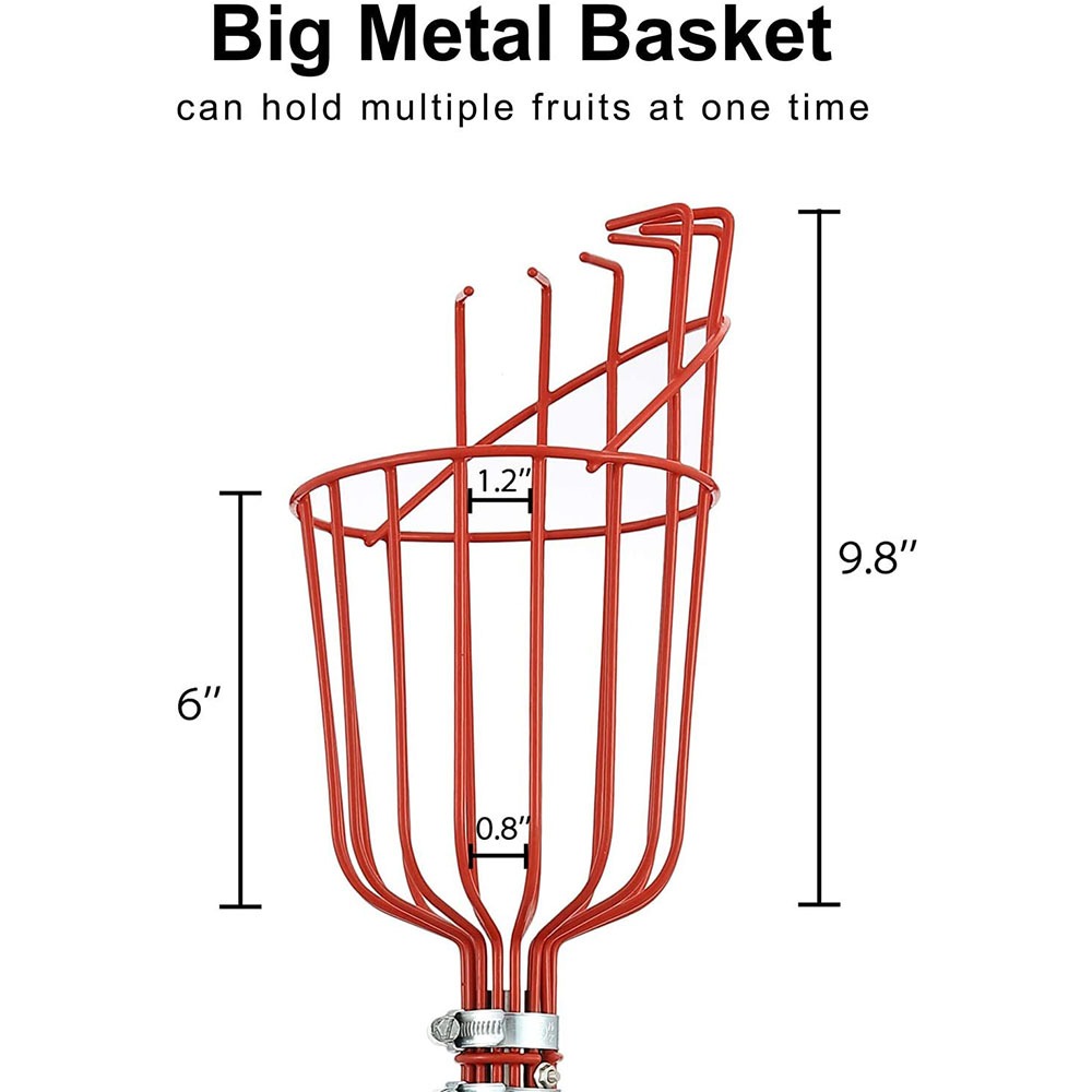 260cm 과일 수확기, 깊이 조절 가능한 바구니, 편 - Gardening Tools Rack 리뷰 및 가격